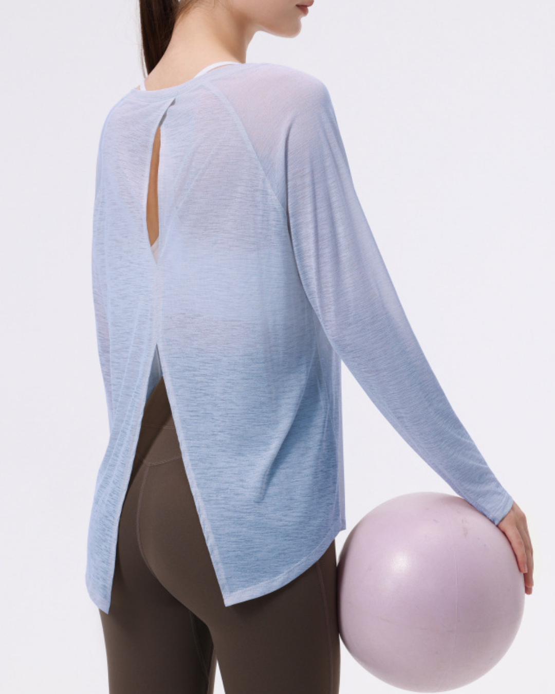 バックシャンエアリーシアーカットソー 3954