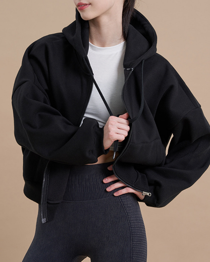 オーバーサイズウォームアップジップフーディー 3926