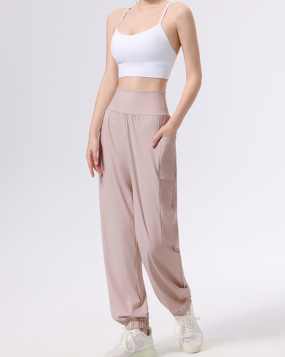 ニュアンスカラードレープジョガーパンツ 3946