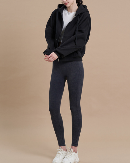 オーバーサイズウォームアップジップフーディー 3926