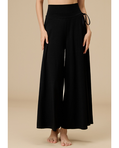 サイドスリットワイドフレアパンツ 3914