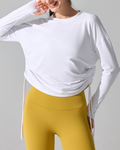 スヴニールドレープロングカットソー 3949