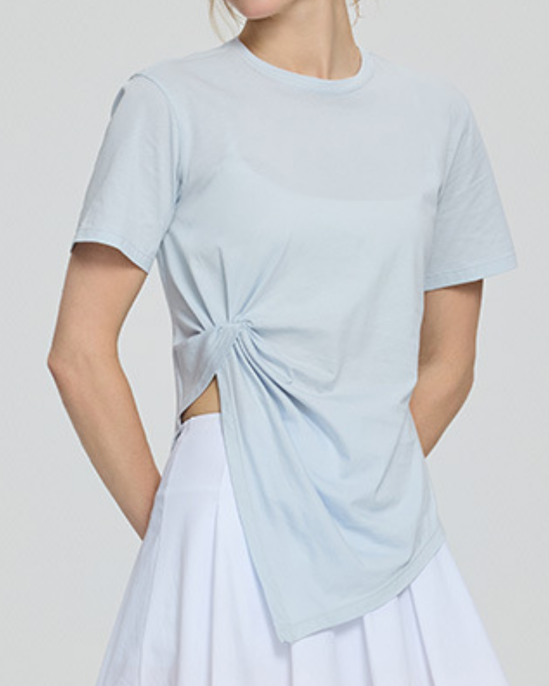 ロケスリットヨガTシャツ 3681