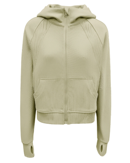 サムホールラグランスリーブスウェットパーカー 3941