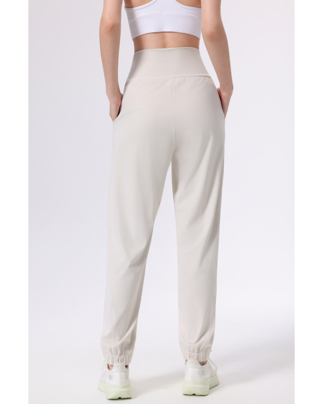 ニュアンスカラーギャザーアンクルヨガパンツ 3944