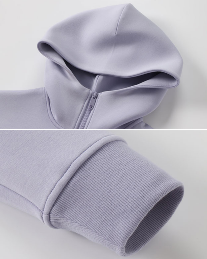 スフレタッチジップアップフリースジャケット 3931