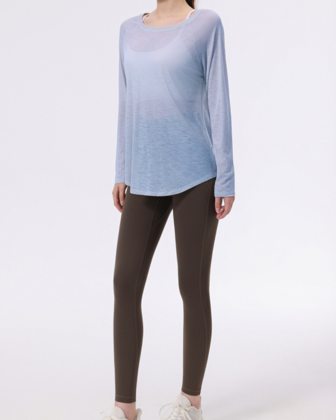 バックシャンエアリーシアーカットソー 3954