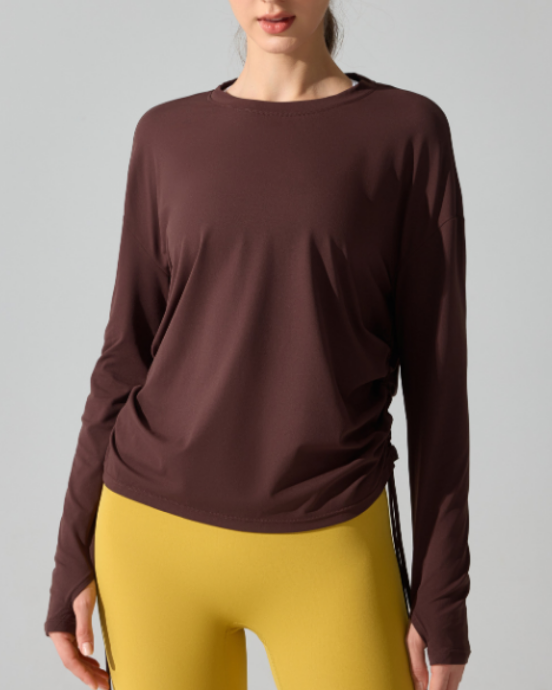 スヴニールドレープロングカットソー 3949