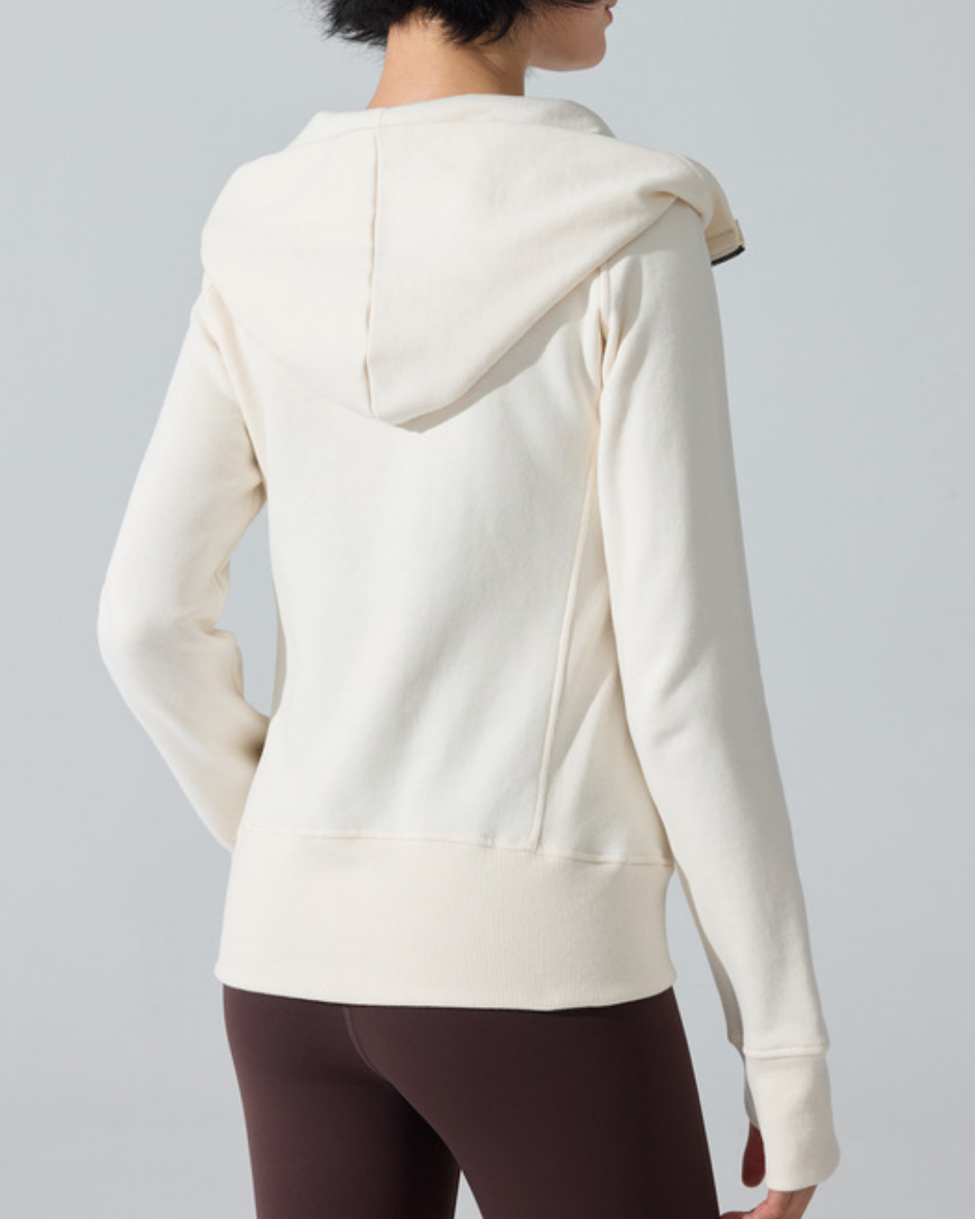 ハイネックサムホールフルジップフーディー 3947