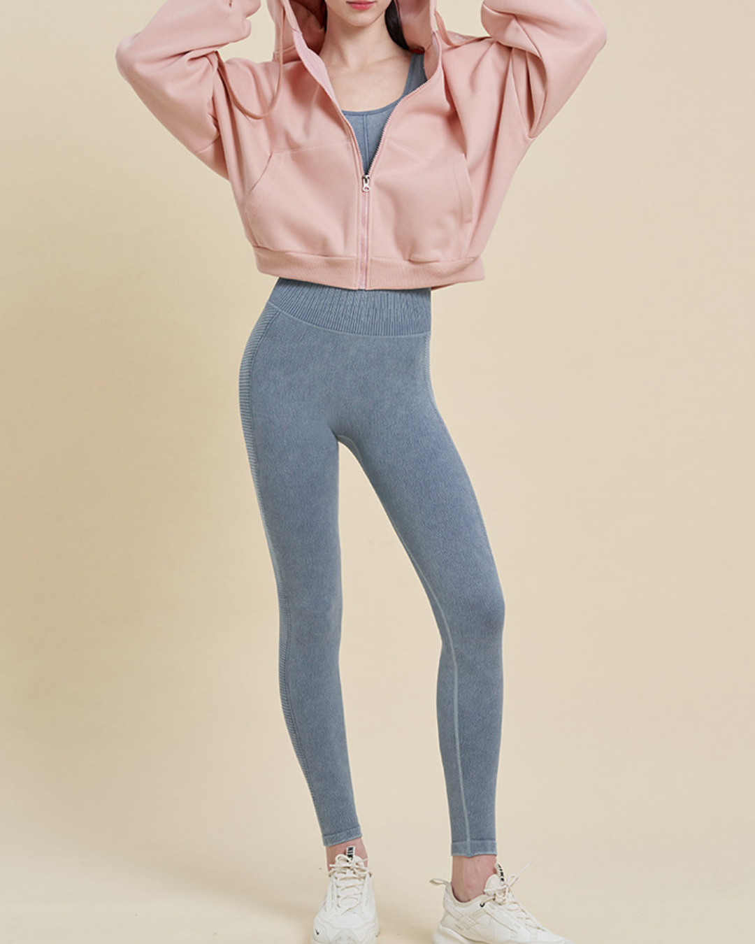 オーバーサイズウォームアップジップフーディー 3926