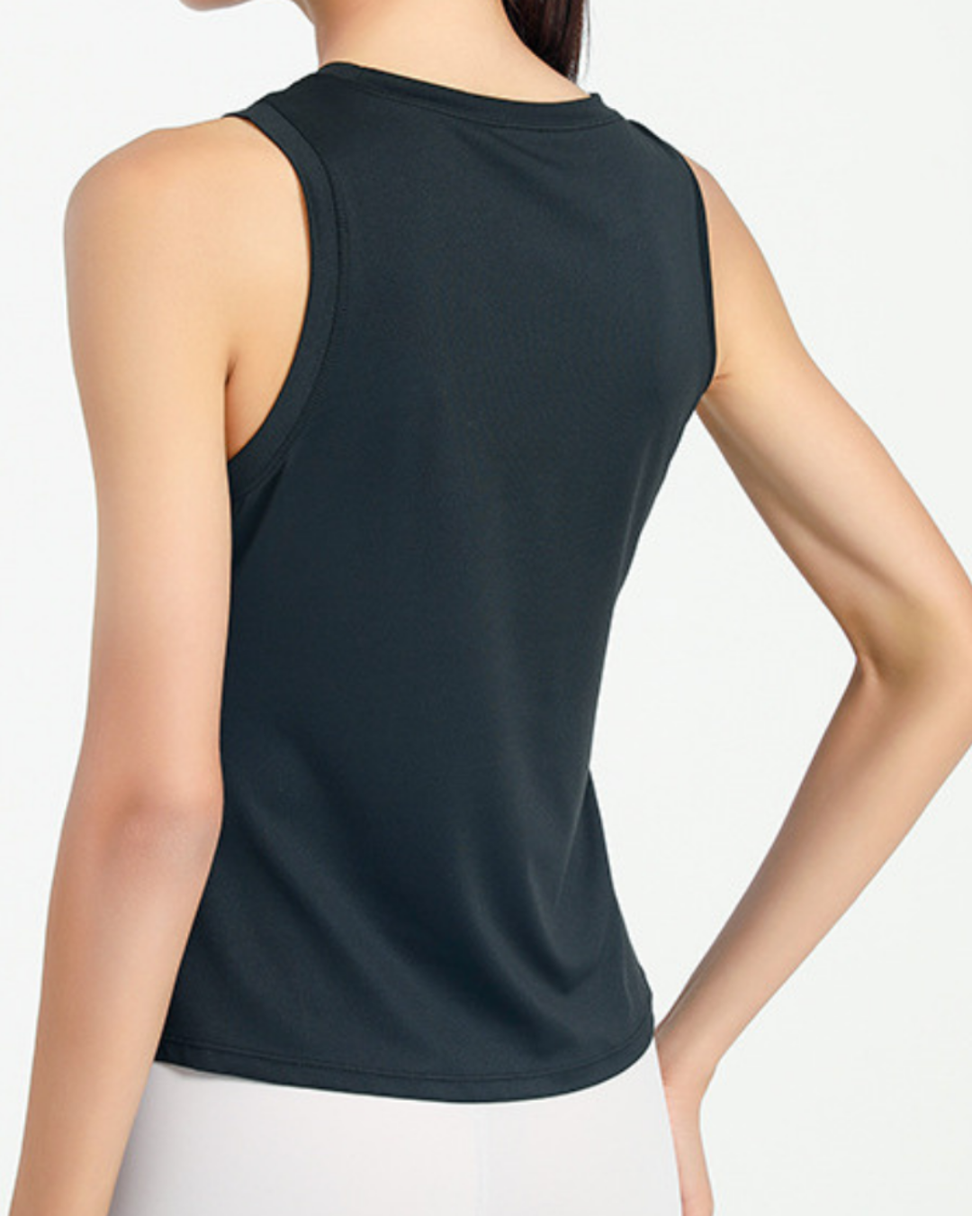 Side pleated long tank 2642