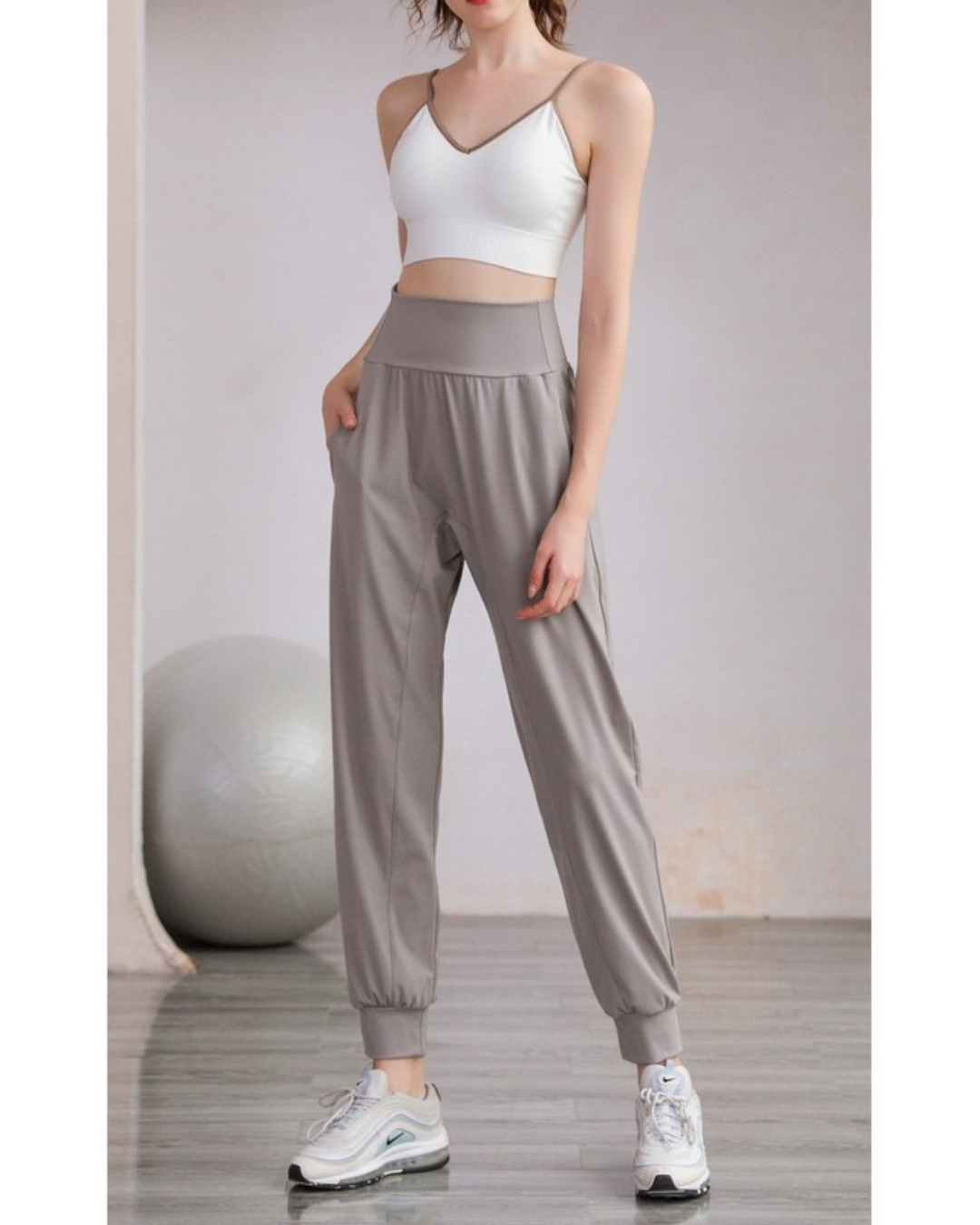 Super stretch smooth pants normal fit 2239