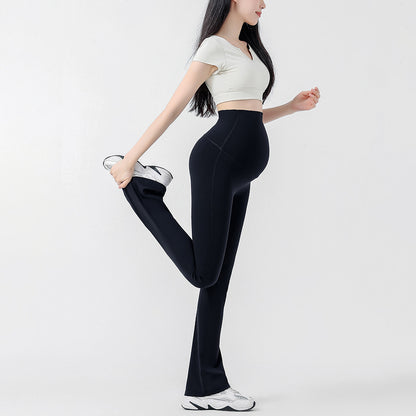 Basic Yoga Flare Maternity Leggings 3163