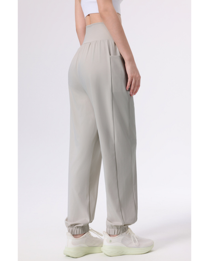 ニュアンスカラードレープジョガーパンツ 3946