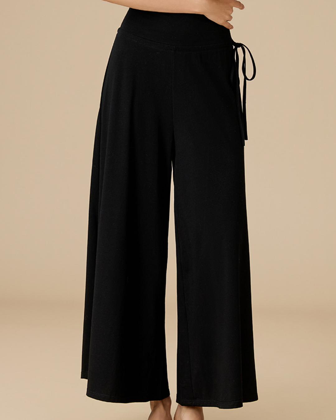 サイドスリットワイドフレアパンツ 3914