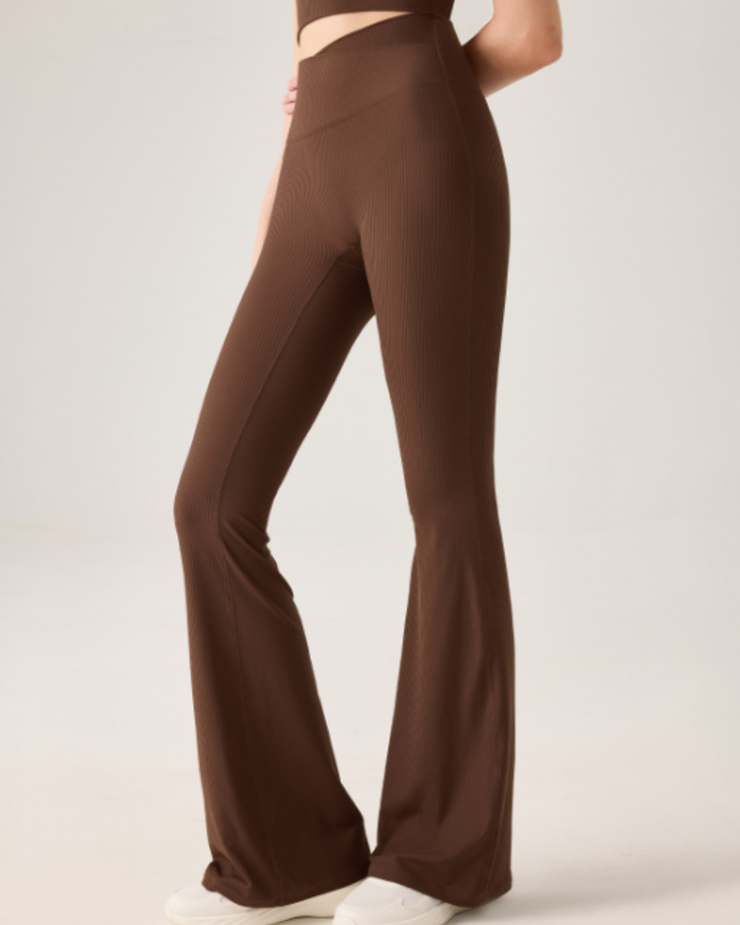 リブフレアパンツ 3879