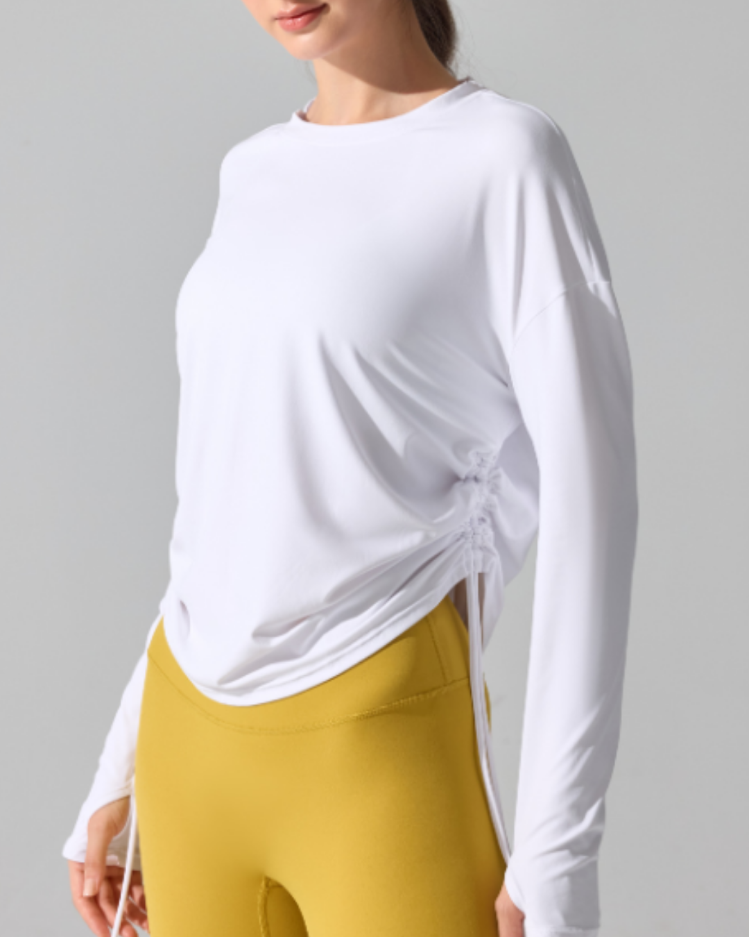 スヴニールドレープロングカットソー 3949