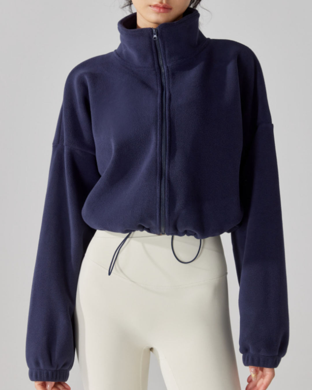 スタンドカラードロストウォームジップジャケット 3919