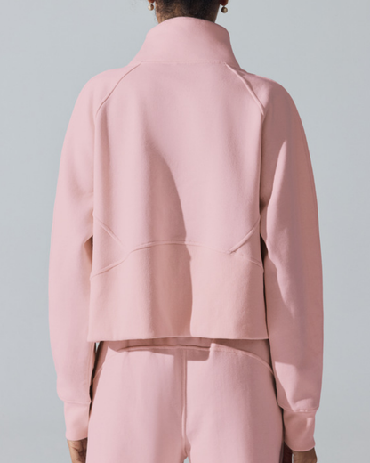 スタンドカラーハーフジッププルオーバー 3953