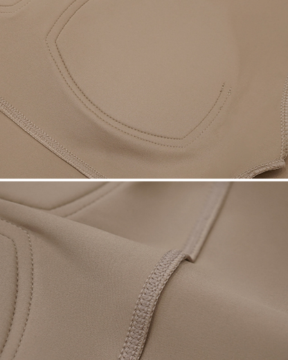 シレーヌバッククロスヨガロングトップ 3959