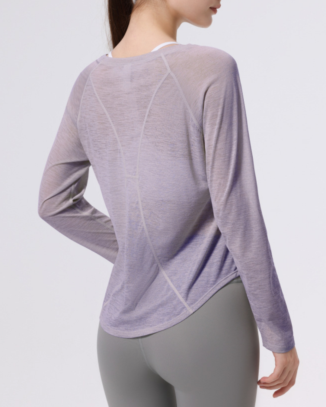 エコルスクルーネックシアーカットソー 3955