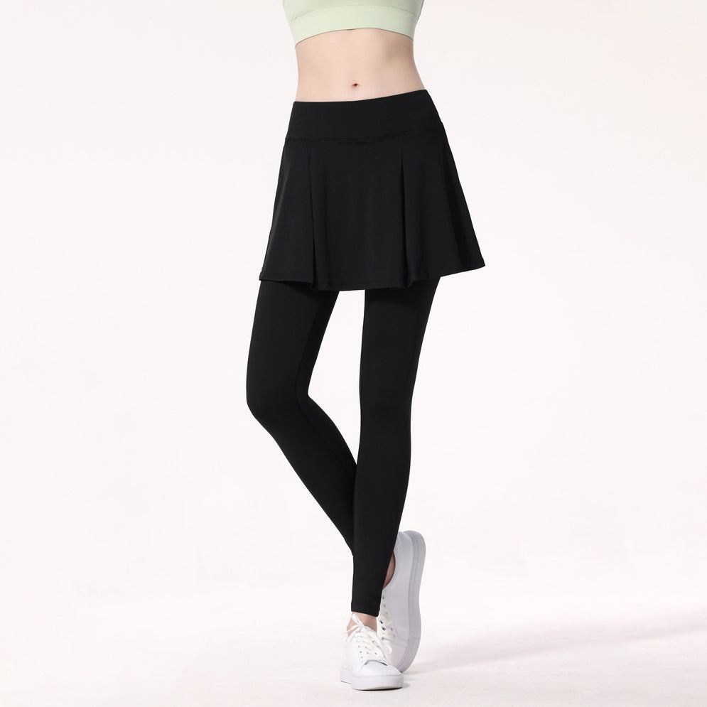 Tuck skirt yoga leggings 2978