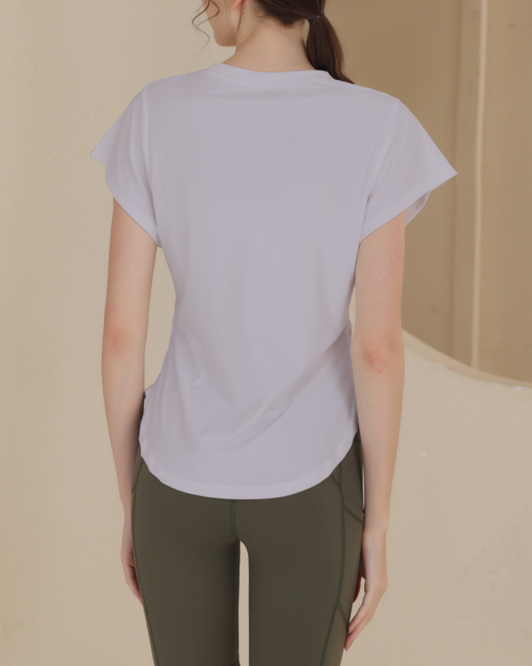 Waist squeeze French sleeve T 2517