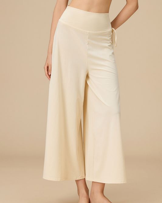 サイドスリットワイドフレアパンツ 3914