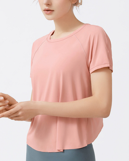 ラップバックヨガTシャツ 3156