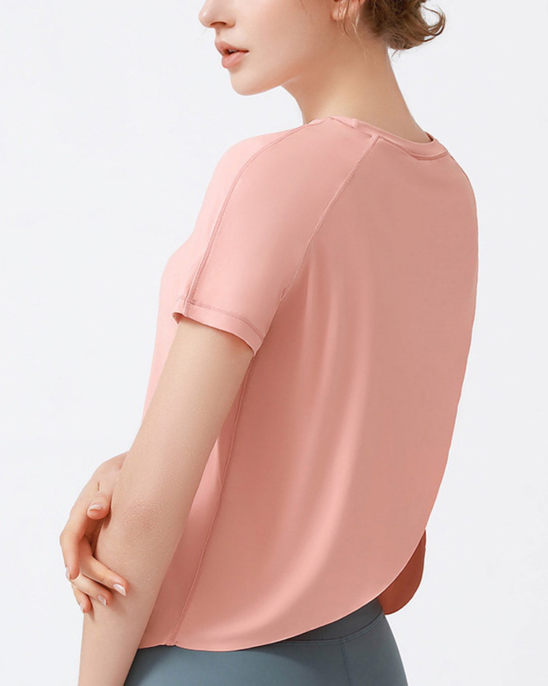 ラップバックヨガTシャツ 3156