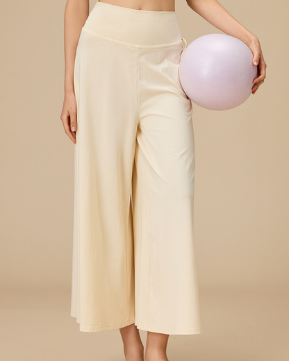 サイドスリットワイドフレアパンツ 3914