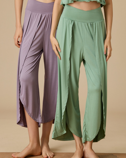 ラウンドヘムタックフレアパンツ 3913