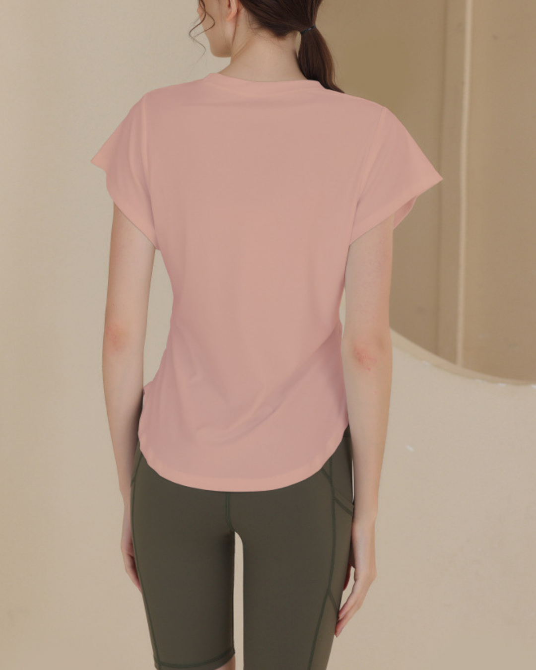 Waist squeeze French sleeve T 2517