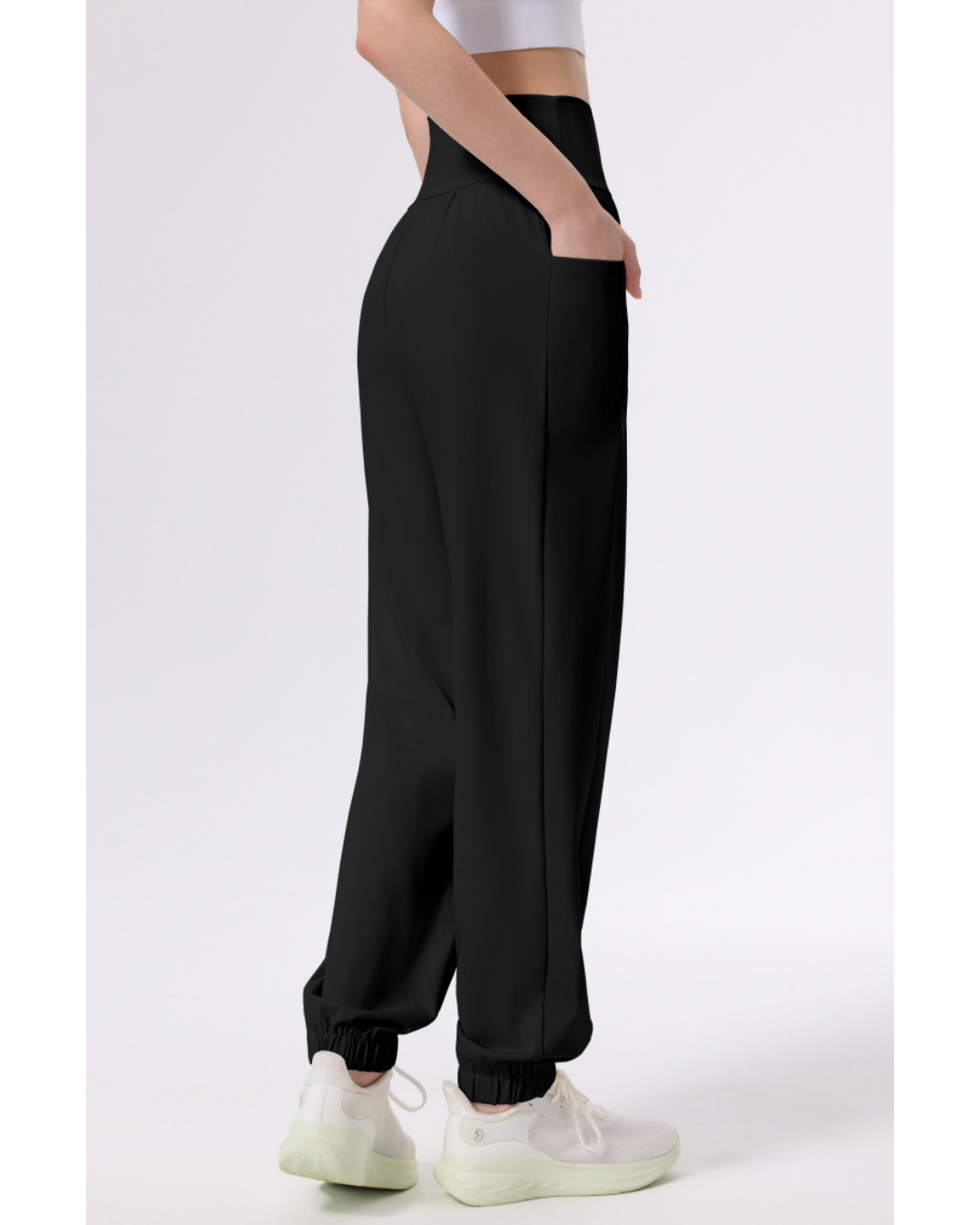 ニュアンスカラードレープジョガーパンツ 3946