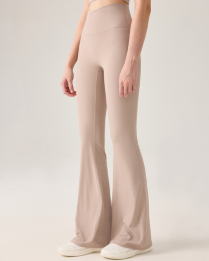 リブフレアパンツ 3879