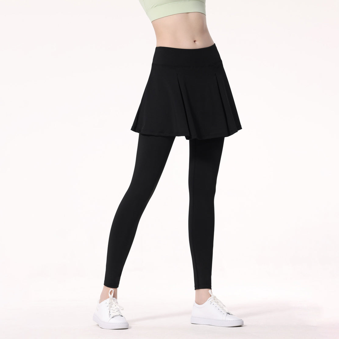 Tuck skirt yoga leggings 2978