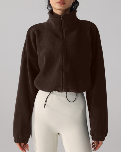 スタンドカラードロストウォームジップジャケット 3919