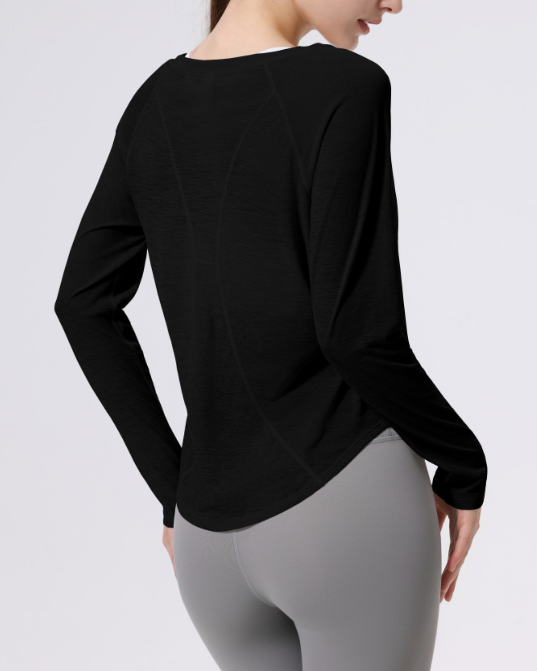 エコルスクルーネックシアーカットソー 3955