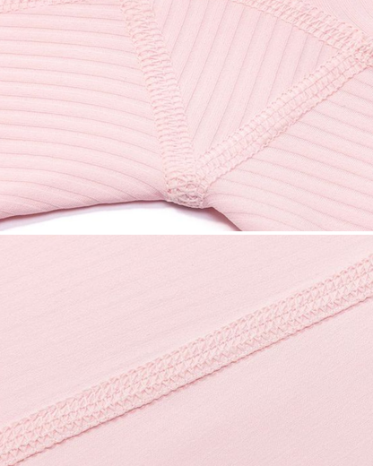 リブフレアパンツ 3879