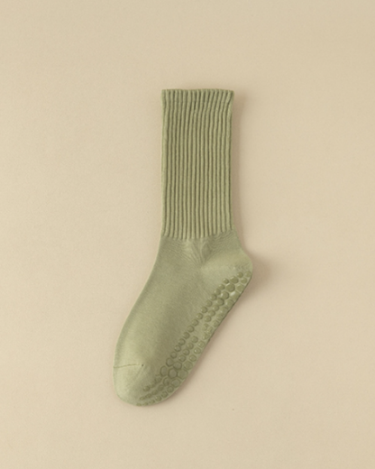 パステルカラーリブ編みヨガソックス 3499