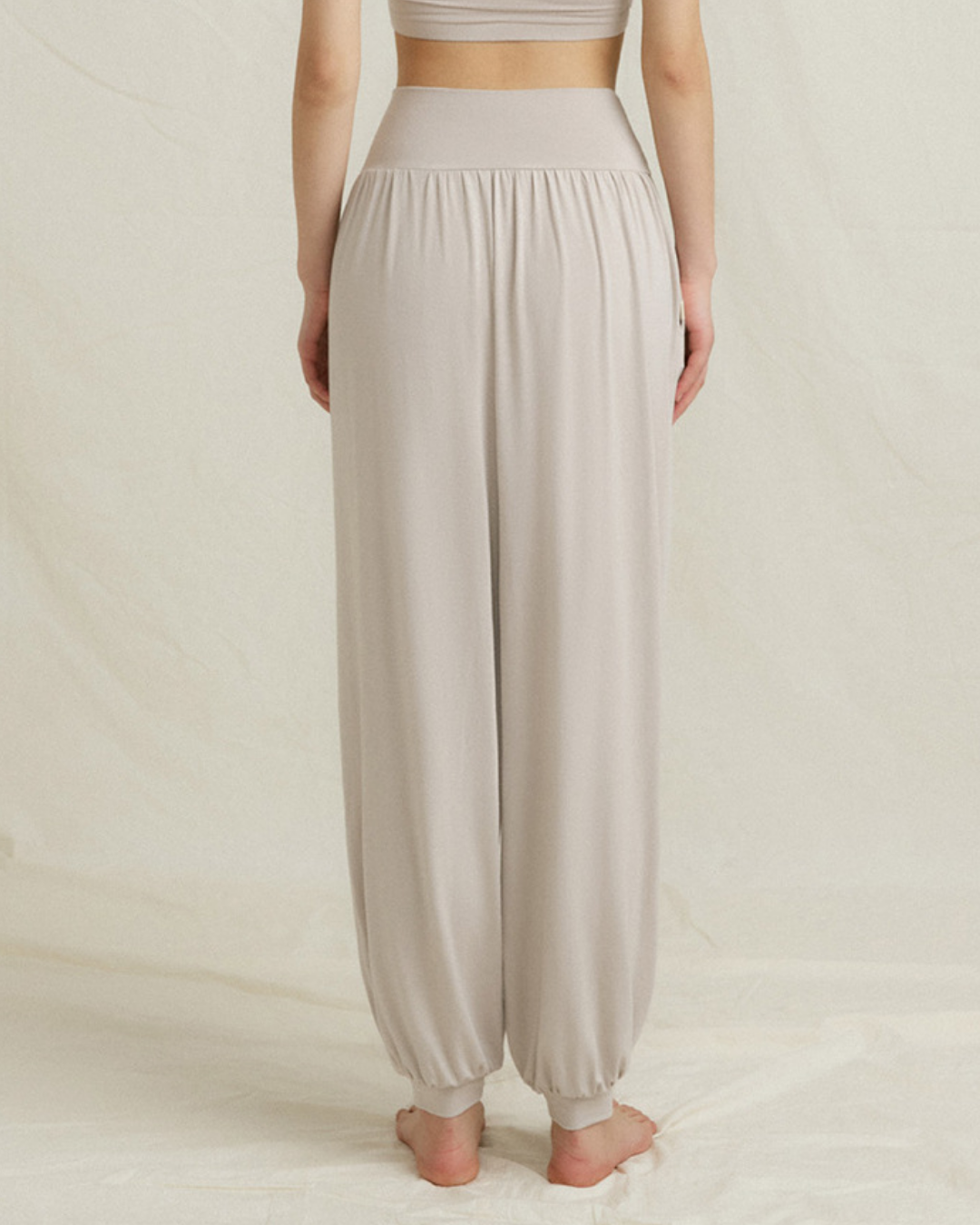 ニュアンスカラーリラックスアラジンパンツ 3966