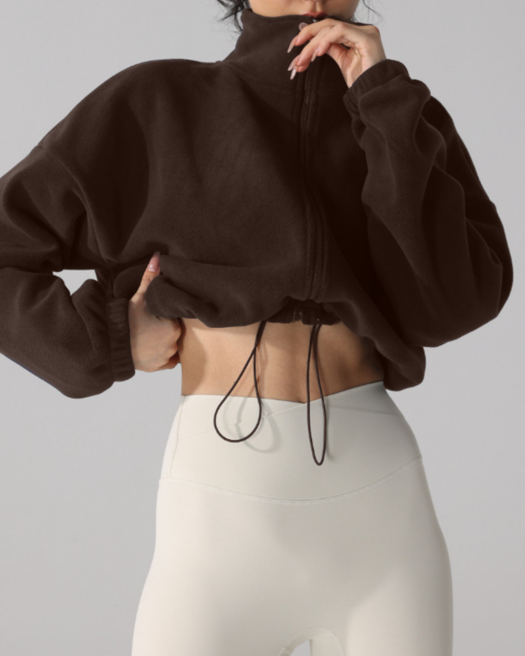 スタンドカラードロストウォームジップジャケット 3919