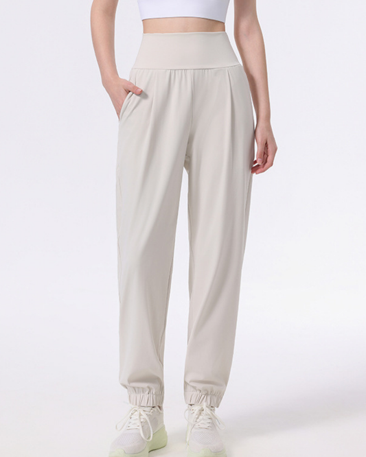 ニュアンスカラーギャザーアンクルヨガパンツ 3944