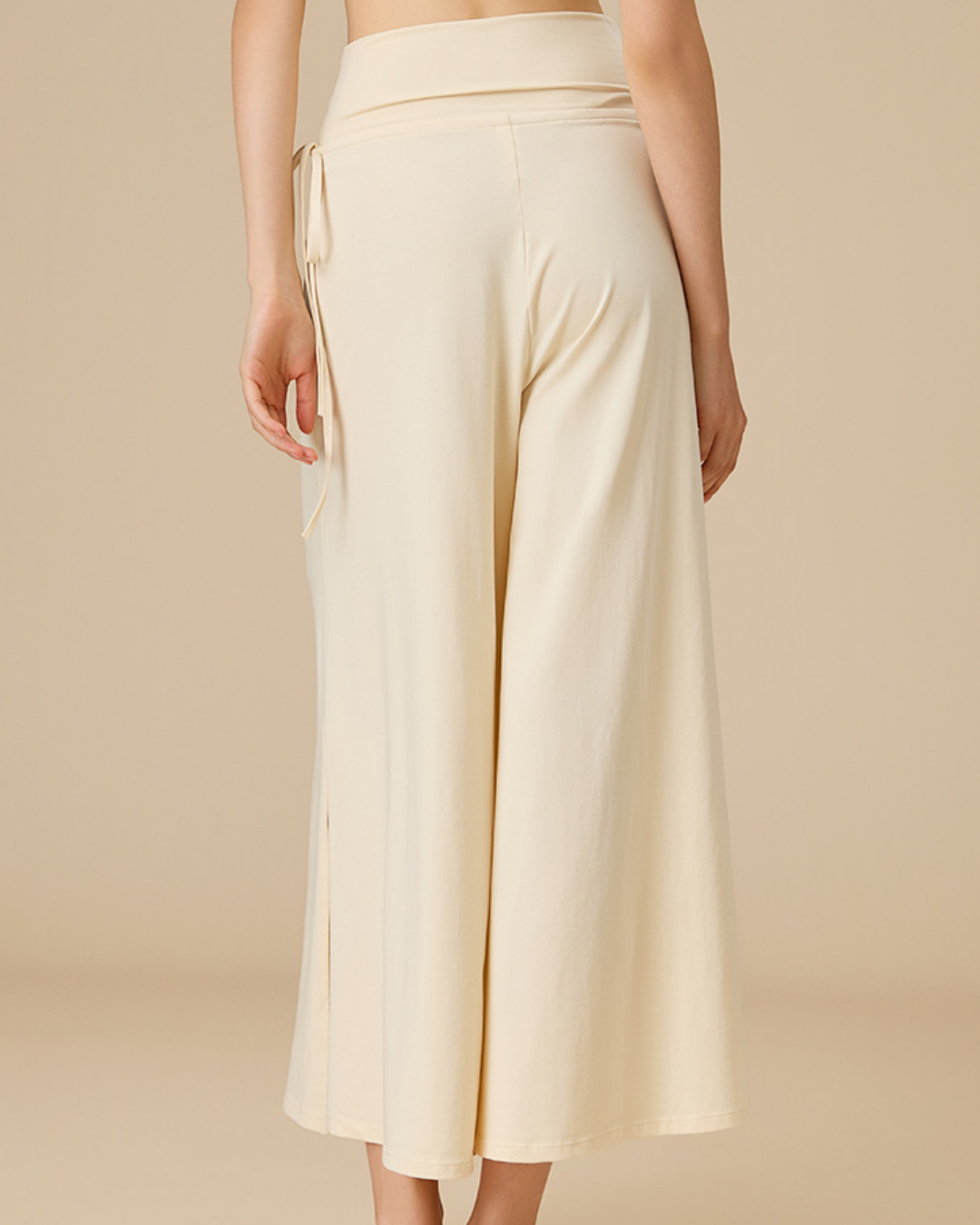 サイドスリットワイドフレアパンツ 3914