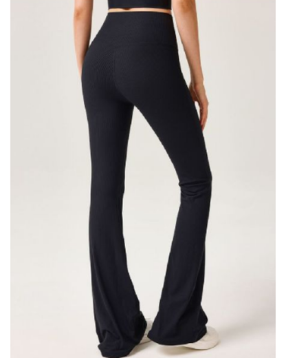 リブフレアパンツ 3879