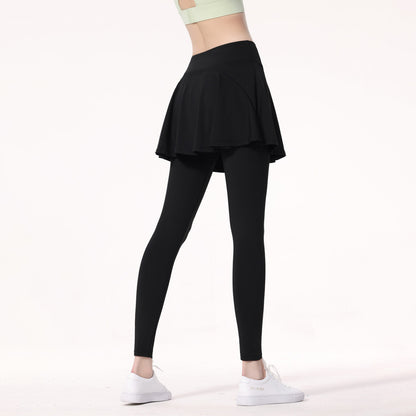 Tuck skirt yoga leggings 2978