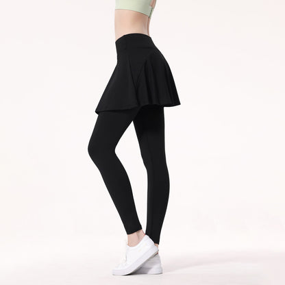 Tuck skirt yoga leggings 2978