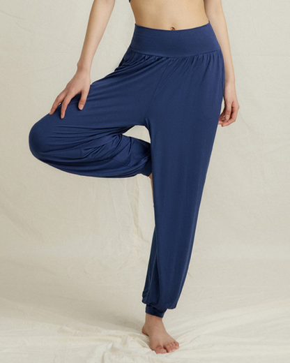 ニュアンスカラーリラックスアラジンパンツ 3966