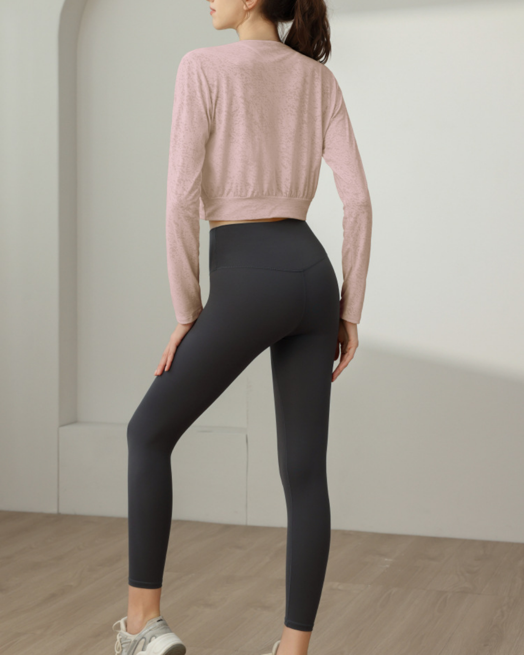 ミラージュカシュクールヨガロングトップ 3850