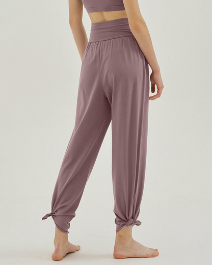 美くびれフィットスリットヘムヨガパンツ 2143